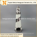 Creative Decoration Ceramic Lighthouse with Tealight